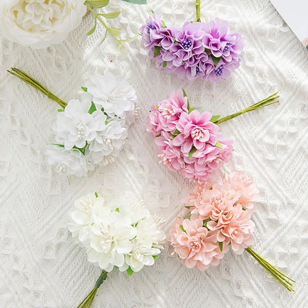 Mini Artificial Carnation Bouquet 6 Heads DIY Silk Hydrangea Bouquet Handmade Realistic Fake Plants Christmas Autumn Decorations
Mini Artificial Carnation Bouquet 6 Heads DIY Silk Hydrangea Bouquet Handmade Realistic Fake Plants Christmas Autumn Decorations