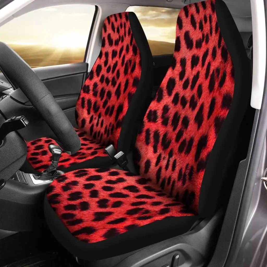 Red Cheetah Print Car Seat Covers Custom Car Accessories Gifts Idea,Pack of 2 Universal Front Seat Protective Cover
Red Cheetah Print Car Seat Covers Custom Car Accessories Gifts Idea,Pack of 2 Universal Front Seat Protective Cover