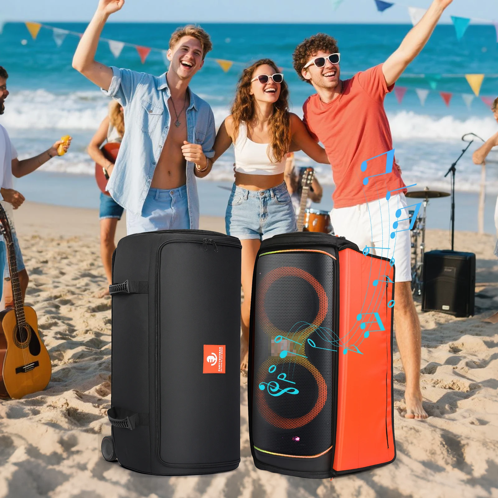 Speaker Case Without Wheels Portable Speaker Dust Cover Storage Bag Compatible for PartyBox 720 Outdoor Travel
Speaker Case Without Wheels Portable Speaker Dust Cover Storage Bag Compatible for PartyBox 720 Outdoor Travel