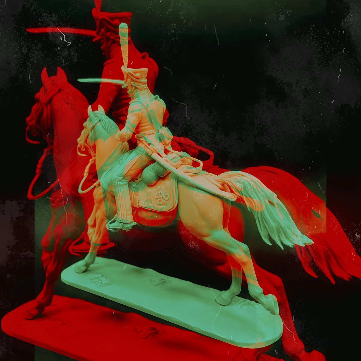 54mm resin figure unpainted model kit, Russian cavalry skirmisher, unassembled and unpainted GK
54mm resin figure unpainted model kit, Russian cavalry skirmisher, unassembled and unpainted GK