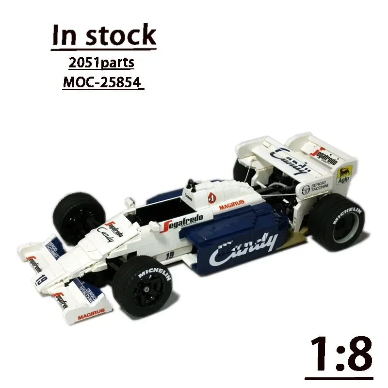 MOC-25854 Формула 1 TG184, гоночный автомобиль, масштаб 1:8, спортивный автомобиль, строительный блок, модель 2051, детали MOC, креативный рождественский подарок для мальчиков и детей
MOC-25854 Формула 1 TG184, гоночный автомобиль, масштаб 1:8, спортивный автомобиль, строительный блок, модель 2051, детали MOC, креативный рождественский подарок для мальчиков и детей