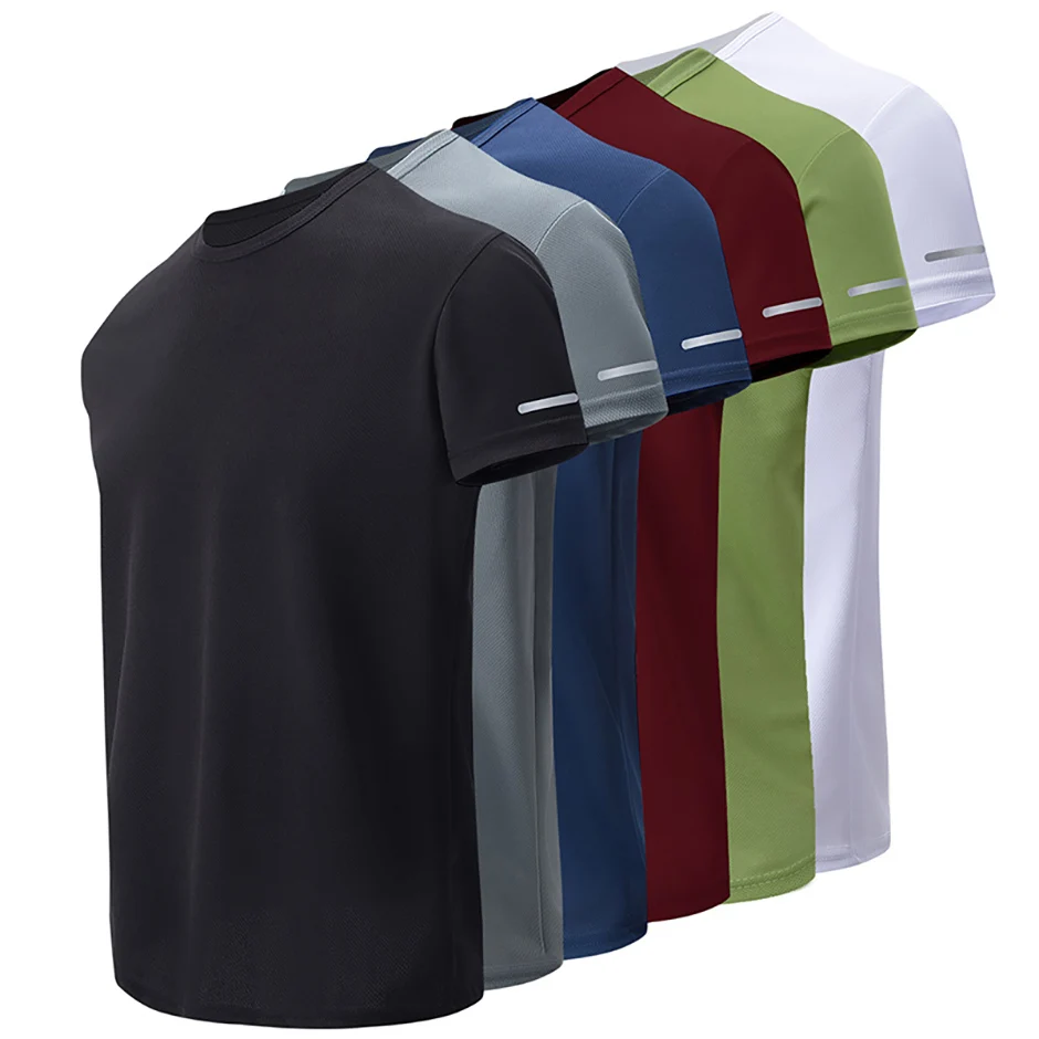 Men's Solid Color Short Sleeved SpringSummer Quick Drying Breathable Sports And Fitness Comfortable Plus Size Top Casual T-Shirt
Men's Solid Color Short Sleeved SpringSummer Quick Drying Breathable Sports And Fitness Comfortable Plus Size Top Casual T-Shirt