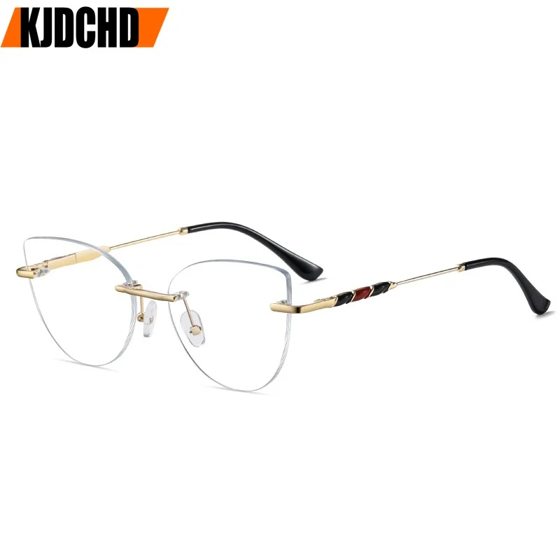 KJDCHD New Frameless Glasses Frame Ultra Light Cat Eye Women's Glasses Frame Anti Blue Light Optical Prescription Glasses Frame
KJDCHD New Frameless Glasses Frame Ultra Light Cat Eye Women's Glasses Frame Anti Blue Light Optical Prescription Glasses Frame