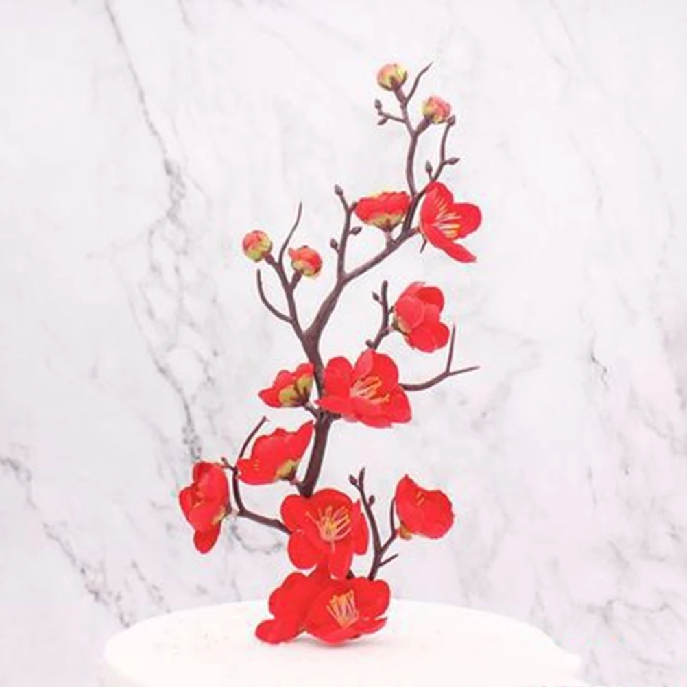 2 Pcs Simulated Plum Blossom Card Arrangement Decoration Shape Cake Topper Decorative Accessory Creative Decorations Plug-in
2 Pcs Simulated Plum Blossom Card Arrangement Decoration Shape Cake Topper Decorative Accessory Creative Decorations Plug-in