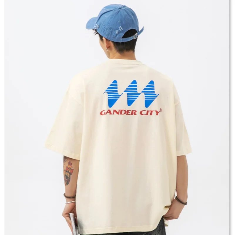 American Style creative printing short-sleeved T-shirt Men Women Spring Summer New Couple Retro Tide Loose Body T-shirt
American Style creative printing short-sleeved T-shirt Men Women Spring Summer New Couple Retro Tide Loose Body T-shirt