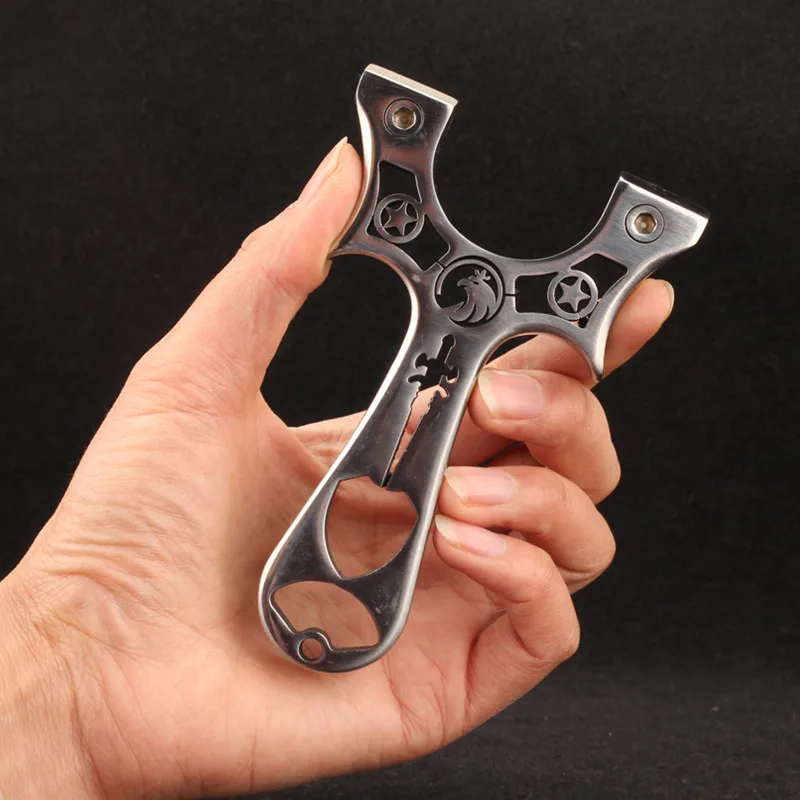 New Slingshot Stainless Steel Wire Cutting Flat Wallet Outdoor Toy Shooting Competitive Equipment Hunting Catapult
New Slingshot Stainless Steel Wire Cutting Flat Wallet Outdoor Toy Shooting Competitive Equipment Hunting Catapult