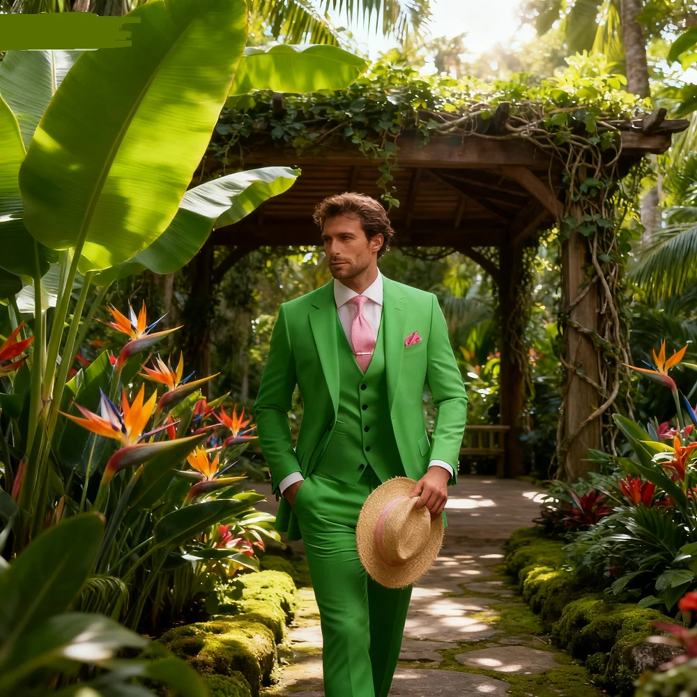 Men's 3 Piece Pink Slim Fit Tuxedo Suit with Pants And Vest Classic Plain Color Wedding Groom Custom Outfit
Men's 3 Piece Pink Slim Fit Tuxedo Suit with Pants And Vest Classic Plain Color Wedding Groom Custom Outfit