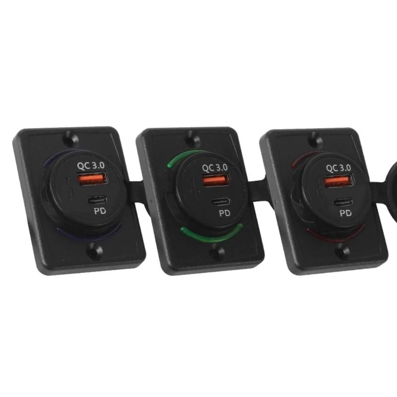 U13C Waterproof 12V-24V QC3.0 & PD Type C Double USB Charging Socket
U13C Waterproof 12V-24V QC3.0 & PD Type C Double USB Charging Socket