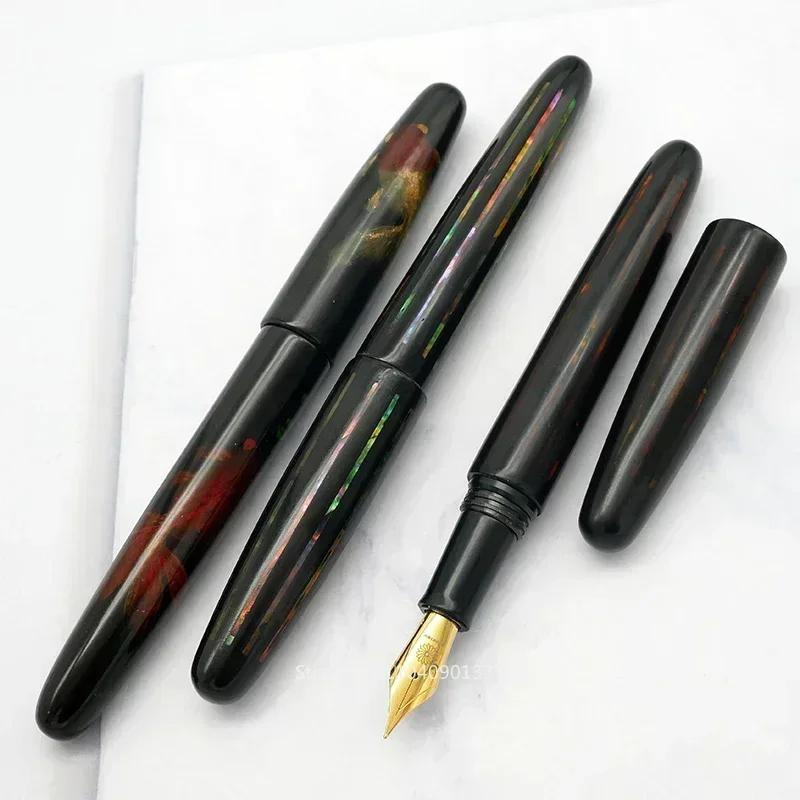 Hot WANCHER Japanese Stationery Super Large Fountain Pen King Raw Lacquer Hard Like Glue Hand-painted Shell Carving Writing News
Hot WANCHER Japanese Stationery Super Large Fountain Pen King Raw Lacquer Hard Like Glue Hand-painted Shell Carving Writing News