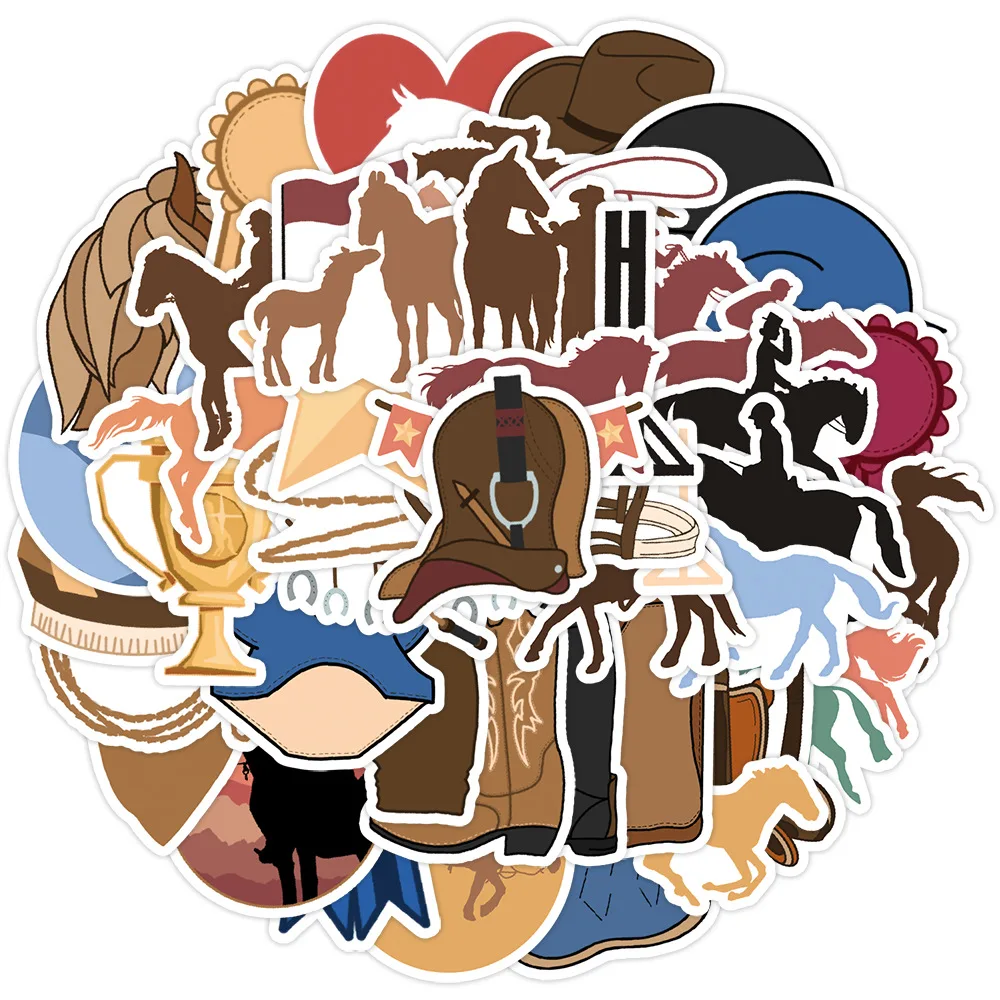 10/50PCS Equestrian Sport Graffiti Stickers Creative Cartoon Decal DIY Notebook Phone Guitar Skateboard Helmet Classic Kid Toys
10/50PCS Equestrian Sport Graffiti Stickers Creative Cartoon Decal DIY Notebook Phone Guitar Skateboard Helmet Classic Kid Toys