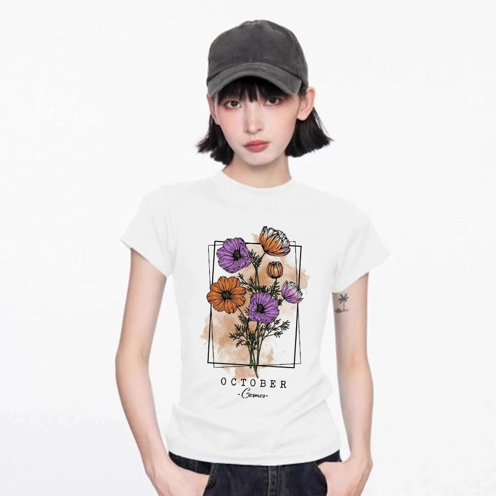 2025 Women's T-shirt Slim Korean O-neck Tees Y2k Stylish Comfortable Spring Summer Fashion Tops Female Short Sleeve T-Shirts
2025 Women's T-shirt Slim Korean O-neck Tees Y2k Stylish Comfortable Spring Summer Fashion Tops Female Short Sleeve T-Shirts