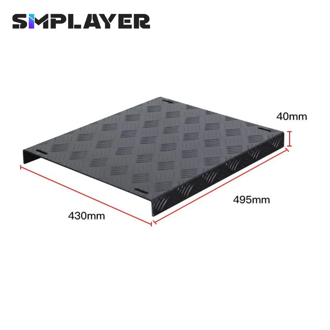 Simplayer Embossed Foot Rest Plate for 40×160mm Aluminum Profile Brackets and ARTcockpit PRO Frame
Simplayer Embossed Foot Rest Plate for 40×160mm Aluminum Profile Brackets and ARTcockpit PRO Frame