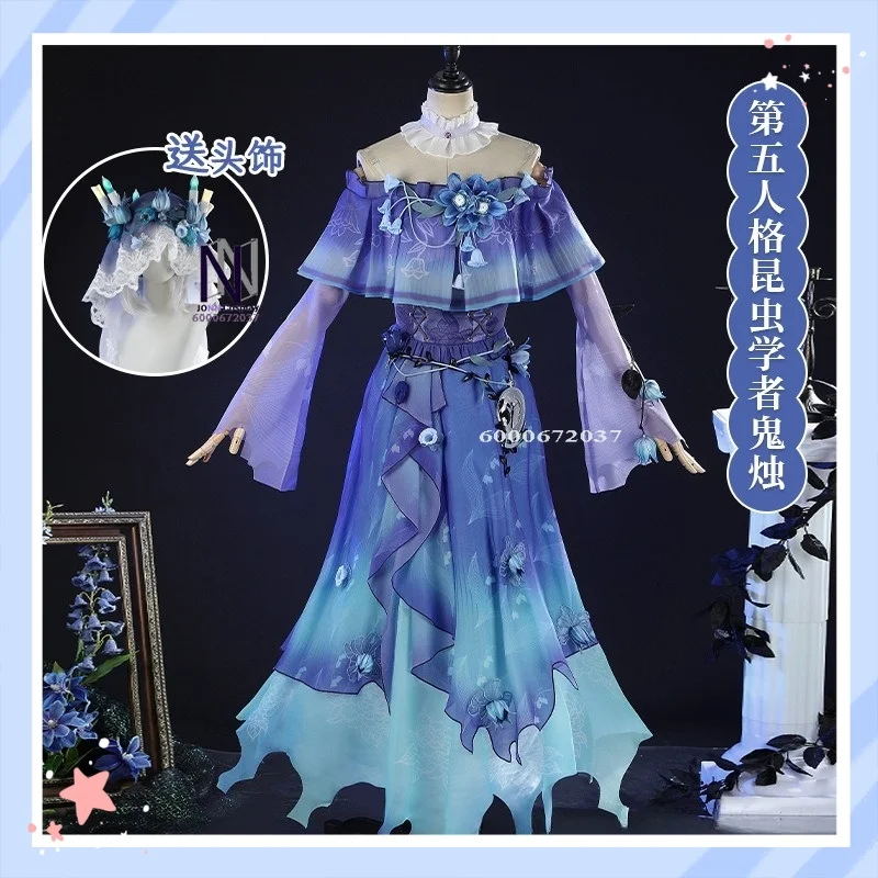 Identity V Entomologist Ghost Candle Anime-style Games Cosplay Costume Complete Women's Clothing Set Game-licensed Flowing Dress
Identity V Entomologist Ghost Candle Anime-style Games Cosplay Costume Complete Women's Clothing Set Game-licensed Flowing Dress