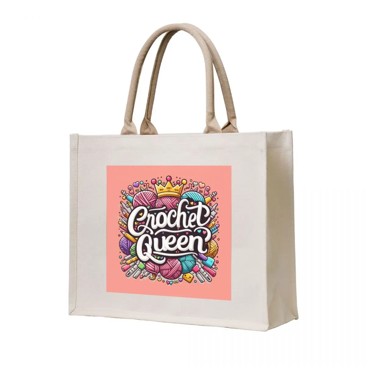 Crochet Queen, typography, pun Tote Bag personalized tote Women's bags canvas tote
Crochet Queen, typography, pun Tote Bag personalized tote Women's bags canvas tote