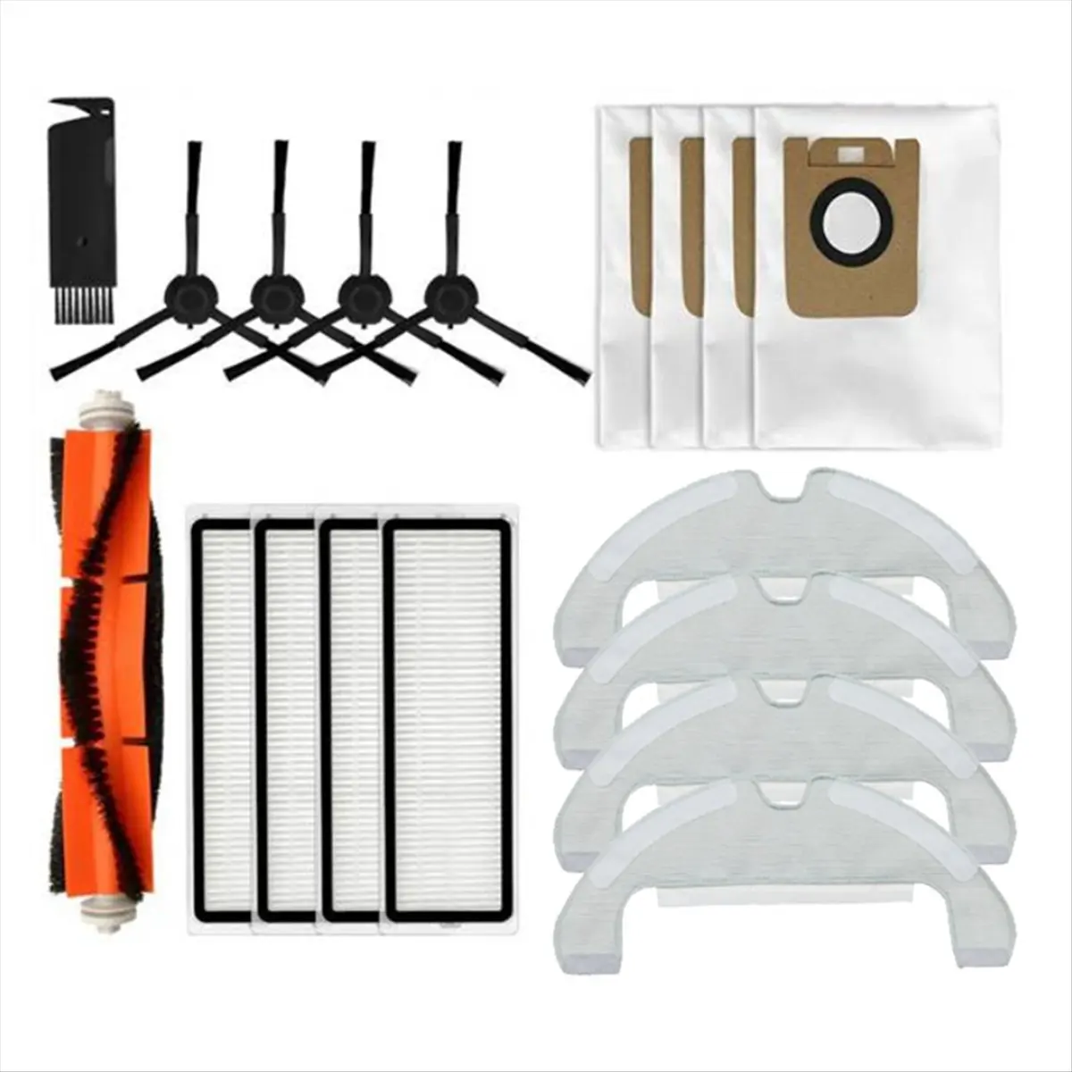 A03V 18PCS Accessories Kit for Dreame D10S Plus / RLS6AD Robot Vacuum Cleaner Main Side Brushes Filter Mop Cloth Dust Bags
A03V 18PCS Accessories Kit for Dreame D10S Plus / RLS6AD Robot Vacuum Cleaner Main Side Brushes Filter Mop Cloth Dust Bags