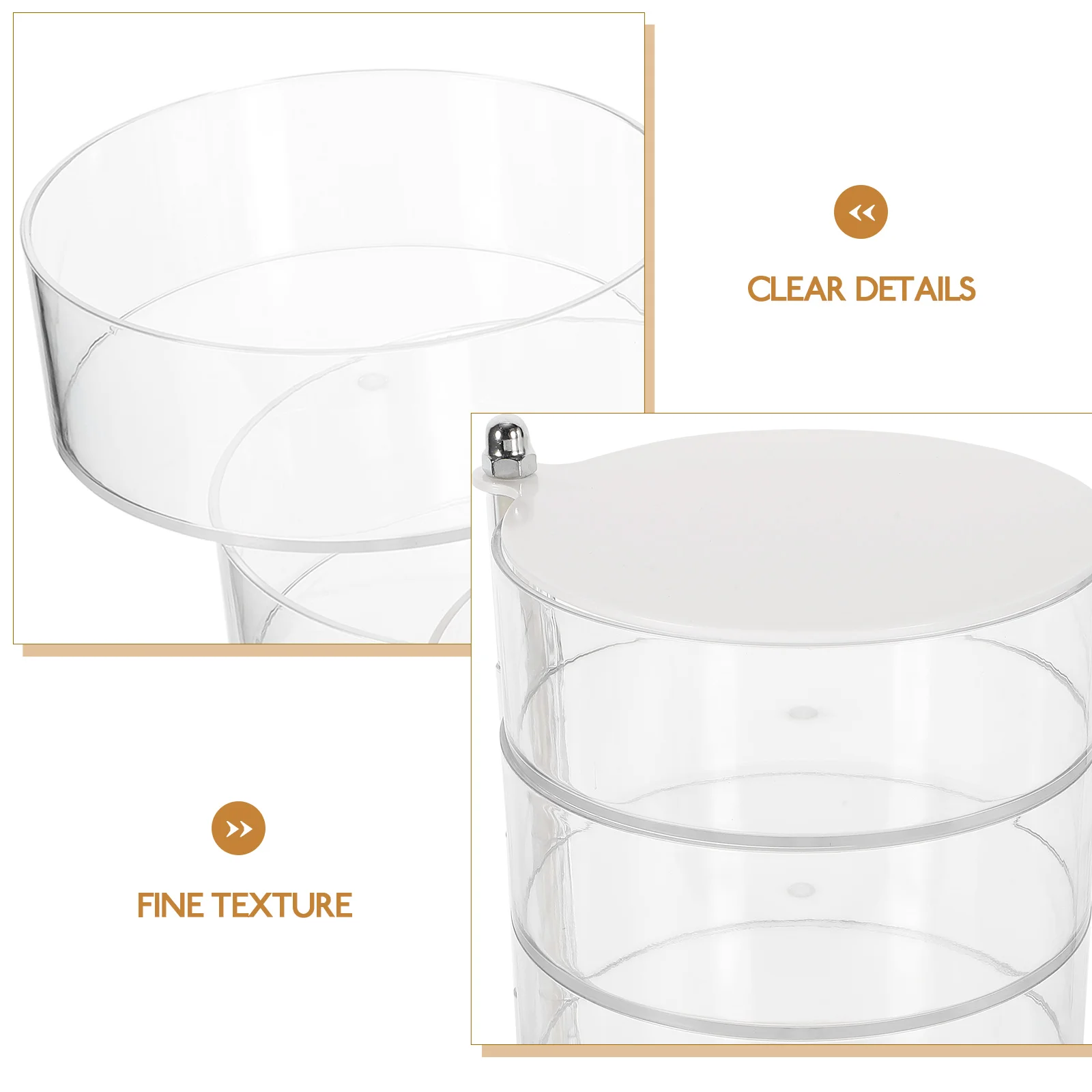 Large Capacity 4 Layer Transparent Makeup Organizer Rotating Storage Box for Powder Puff Beauty Hair Accessories
Large Capacity 4 Layer Transparent Makeup Organizer Rotating Storage Box for Powder Puff Beauty Hair Accessories