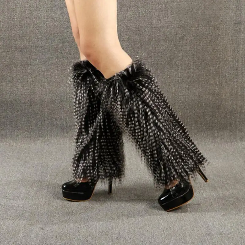 Artificial Fur Foot Cover Fashionable Leg Warmers Woolen Shoes Cover Plush Leg Protector Socks For Women Hot Sale
Artificial Fur Foot Cover Fashionable Leg Warmers Woolen Shoes Cover Plush Leg Protector Socks For Women Hot Sale