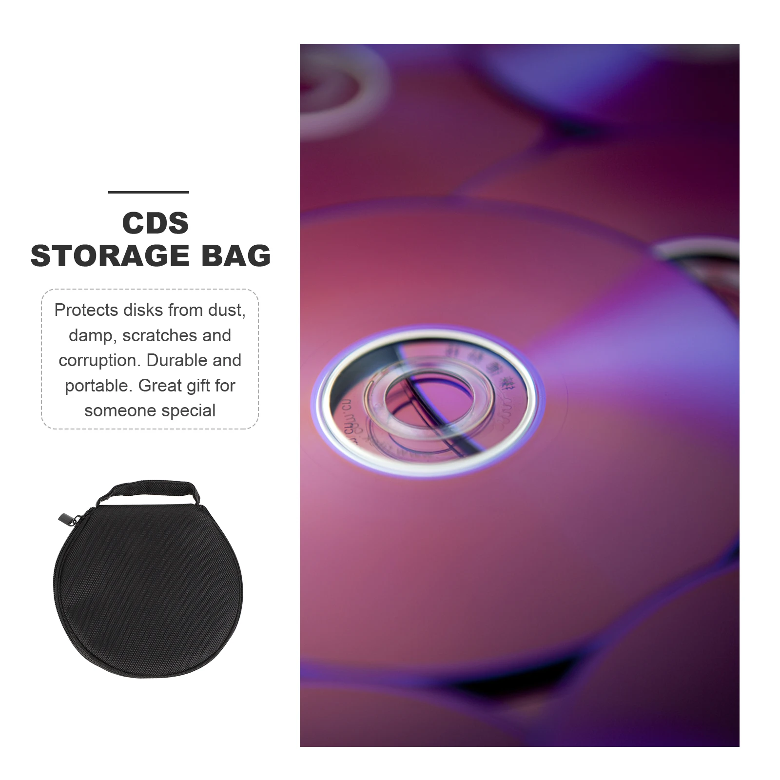 Disc CD Storage Box Bags Binder Dvd Containers Black Zipper Case Automotive Cases
Disc CD Storage Box Bags Binder Dvd Containers Black Zipper Case Automotive Cases
