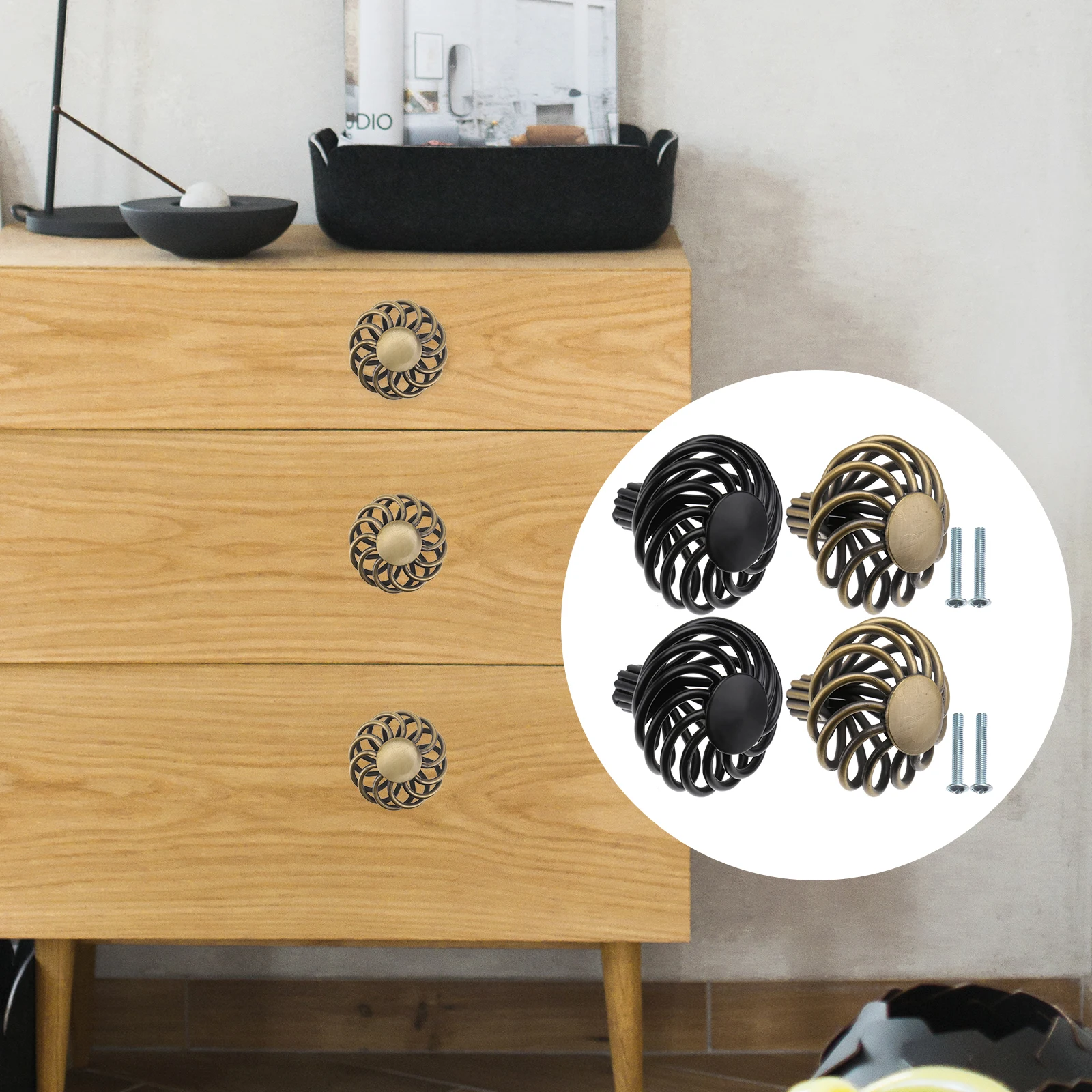 Fe-Nickel Alloy Wardrobe Door Handle Cabinet Drawer Pulls Household Decor Hardware Single Hole Design Durable Easy Installation
Fe-Nickel Alloy Wardrobe Door Handle Cabinet Drawer Pulls Household Decor Hardware Single Hole Design Durable Easy Installation