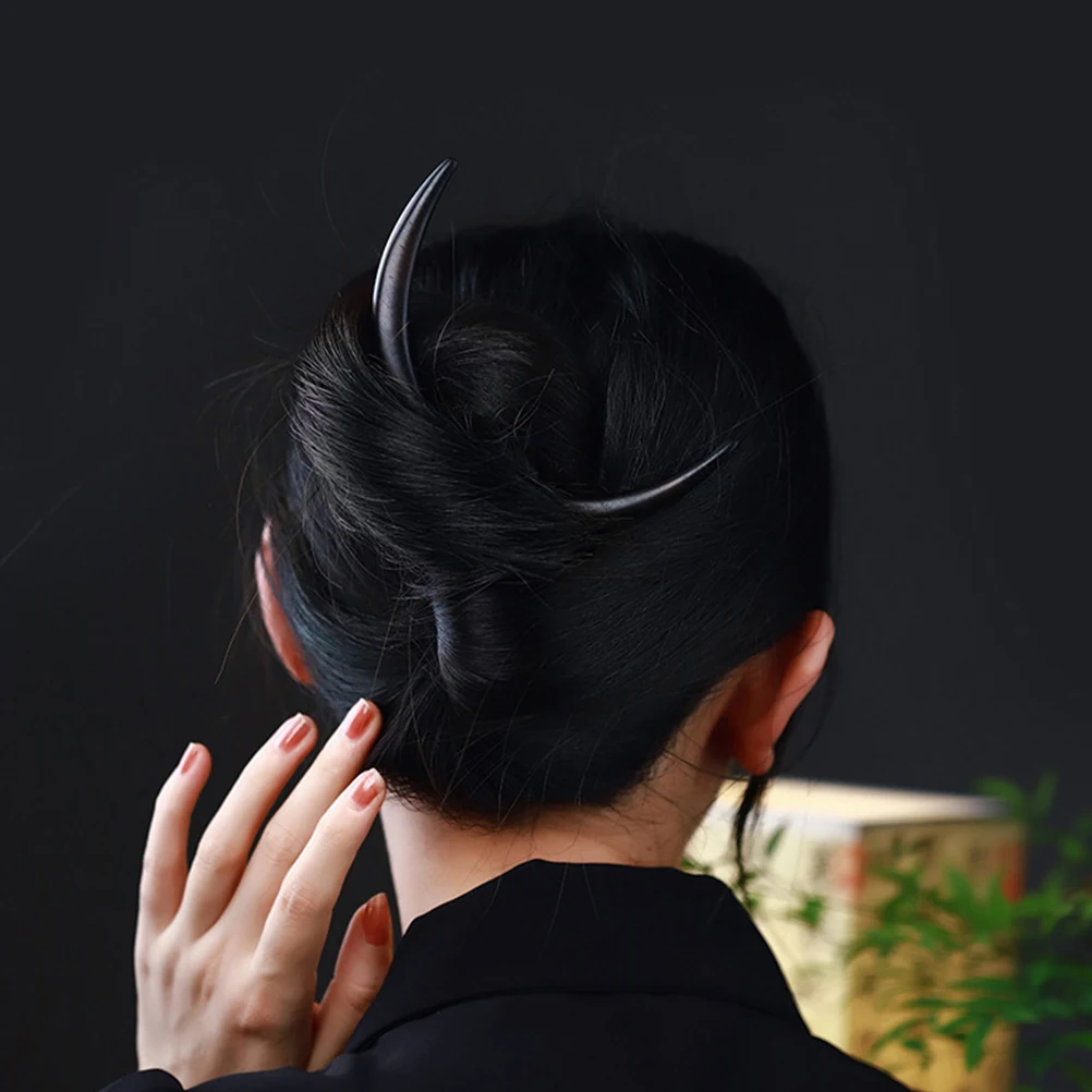Shangxuanyue Moon Hairpin Wooden Black Minimalist Sticks Suitable Size Lightweight Retro Women Accessories Curved Hair Fork For
Shangxuanyue Moon Hairpin Wooden Black Minimalist Sticks Suitable Size Lightweight Retro Women Accessories Curved Hair Fork For