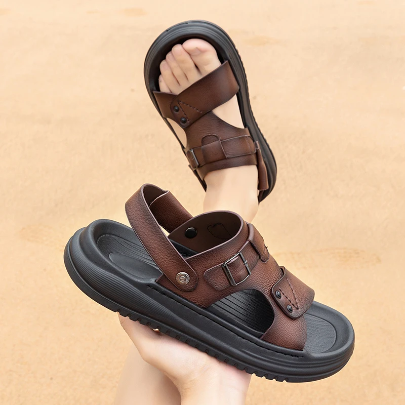 Men PU Flat Bottomed Comfortable Breathable Casual Beach Sandals
Men PU Flat Bottomed Comfortable Breathable Casual Beach Sandals