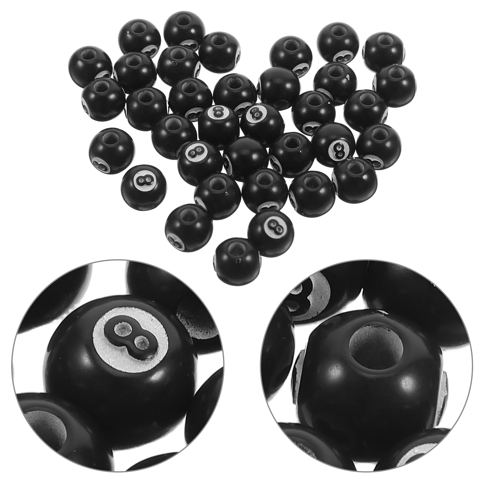 50 pcs Acrylic Billiards Loose Beads Handmade Lightweight Durable Bracelet Spacers Round Ball Beads for Jewelry Making Craft
50 pcs Acrylic Billiards Loose Beads Handmade Lightweight Durable Bracelet Spacers Round Ball Beads for Jewelry Making Craft
