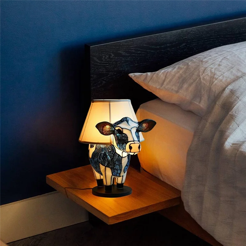 A95G Animal Table Lamp, Black+White Cow Bedside Table Lamp With USB Ports, Bedside Lamp For Living Room Bedroom Easy Install
A95G Animal Table Lamp, Black+White Cow Bedside Table Lamp With USB Ports, Bedside Lamp For Living Room Bedroom Easy Install