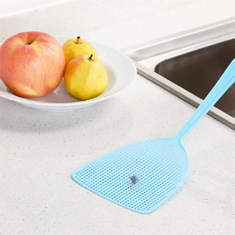 Palm Pattern Plastic Flyswatters Durable Hollow Long Handle Random Color Manual Flapper Pest Control Fly Swatters Kitchen Tools 
Palm Pattern Plastic Flyswatters Durable Hollow Long Handle Random Color Manual Flapper Pest Control Fly Swatters Kitchen Tools