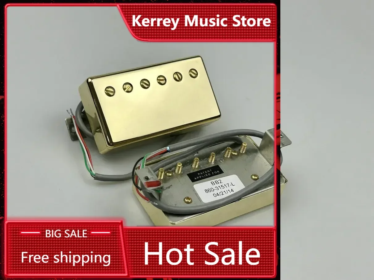 Alnico V Humbucker Pickups Set (BB1 & BB2 Series) – PAF-Style 4-Conductor Wiring for Electric Guitar – Vintage Tone
Alnico V Humbucker Pickups Set (BB1 & BB2 Series) – PAF-Style 4-Conductor Wiring for Electric Guitar – Vintage Tone