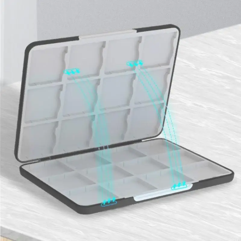 L74B 24 in 1 Silicone Magnet Protective for Case Game Cards Cartridge Holder for 3DS
L74B 24 in 1 Silicone Magnet Protective for Case Game Cards Cartridge Holder for 3DS