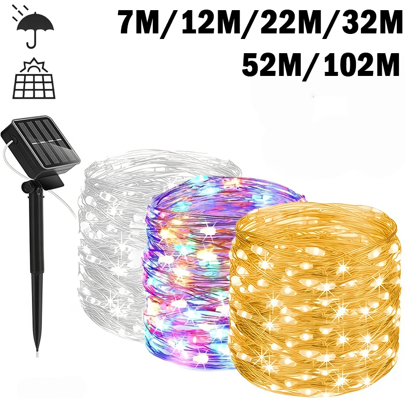 8Modes Solar Fairy Lamp LED Outdoor Waterproof Garden Party Lights for Party Tree Christmas Decoration
8Modes Solar Fairy Lamp LED Outdoor Waterproof Garden Party Lights for Party Tree Christmas Decoration