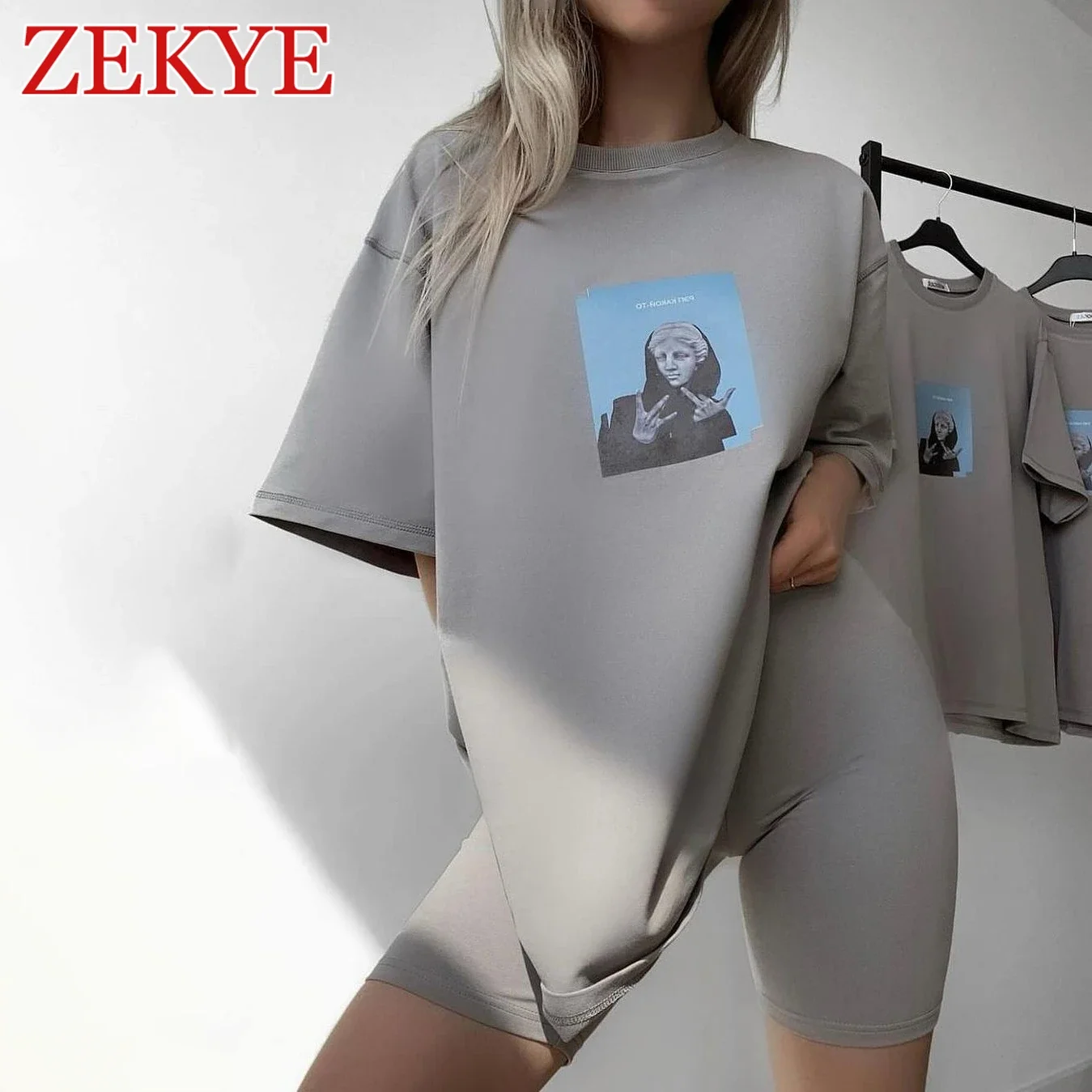 Yaminiya Basic Loose Portrait Printed Casual Pullover T Shirt Summer Streetwear Fashion Black T-shirt Women Oversized Korean Top
Yaminiya Basic Loose Portrait Printed Casual Pullover T Shirt Summer Streetwear Fashion Black T-shirt Women Oversized Korean Top