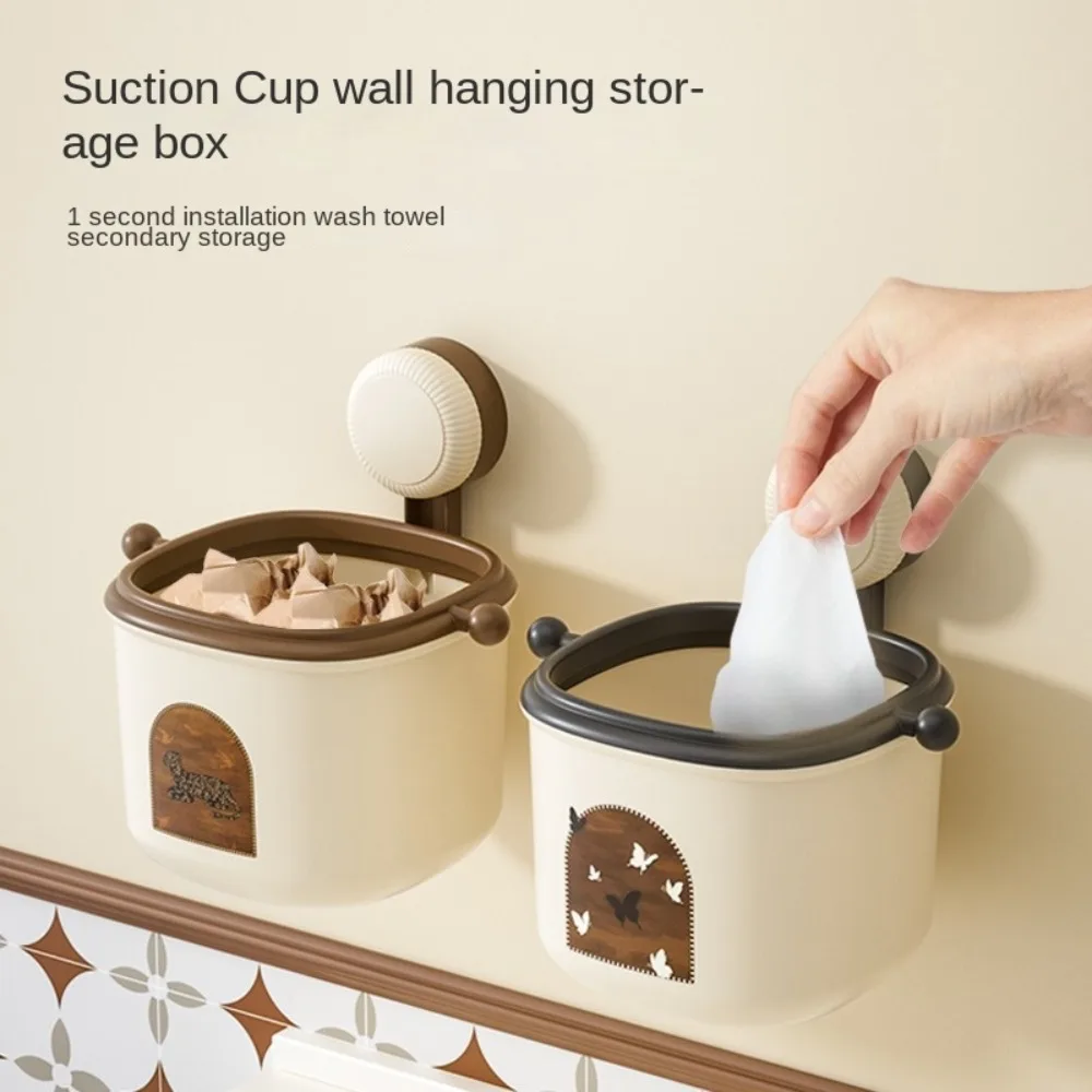 Mid Ancient Style Suction Cup Storage Box Wall Mounted Punch Free Face Towel Storage Basket Removable Space Saving
Mid Ancient Style Suction Cup Storage Box Wall Mounted Punch Free Face Towel Storage Basket Removable Space Saving