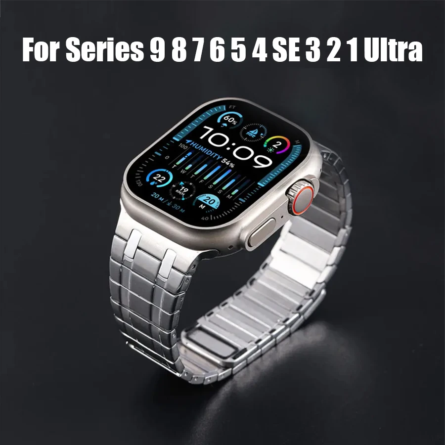 Premium 304 Stainless Steel Magnetic Wrist Strap For Apple Watch Band 44mm 45mm Metal Link Bracelet Series Ultra 9 8 7 6 5 4
Premium 304 Stainless Steel Magnetic Wrist Strap For Apple Watch Band 44mm 45mm Metal Link Bracelet Series Ultra 9 8 7 6 5 4