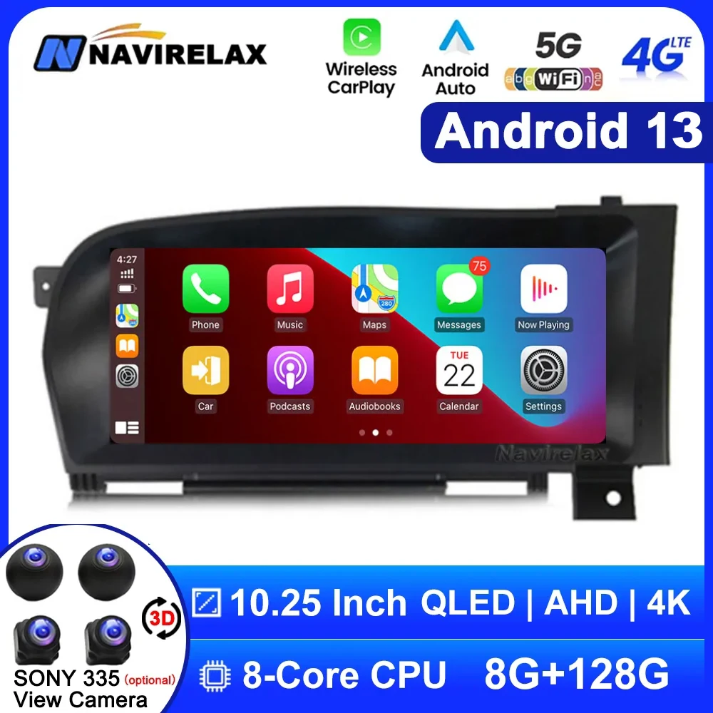 10,25 дюймовый Android 13 для Benz S W221 W216 2005 - 2013 Сенсорный Экран Автомобильные аксессуары Carplay мониторы Speacker радио мультимедиа
10,25 дюймовый Android 13 для Benz S W221 W216 2005 - 2013 Сенсорный Экран Автомобильные аксессуары Carplay мониторы Speacker радио мультимедиа