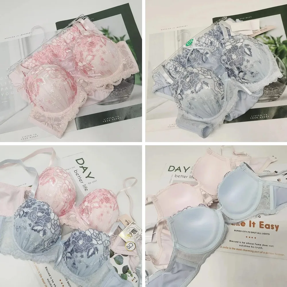 Sexy Lace Push Up Bra & Panty Set for Women, Supportive Non-Run Cup, Comfortable Skin-Friendly Lingerie
Sexy Lace Push Up Bra & Panty Set for Women, Supportive Non-Run Cup, Comfortable Skin-Friendly Lingerie