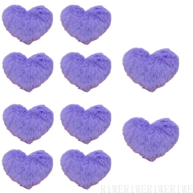 R1WE Crafts Plush Heart Appliques for Hair Clip Handmade Trendy Cartoon Headwear Decorative Hair Barrettes
R1WE Crafts Plush Heart Appliques for Hair Clip Handmade Trendy Cartoon Headwear Decorative Hair Barrettes
