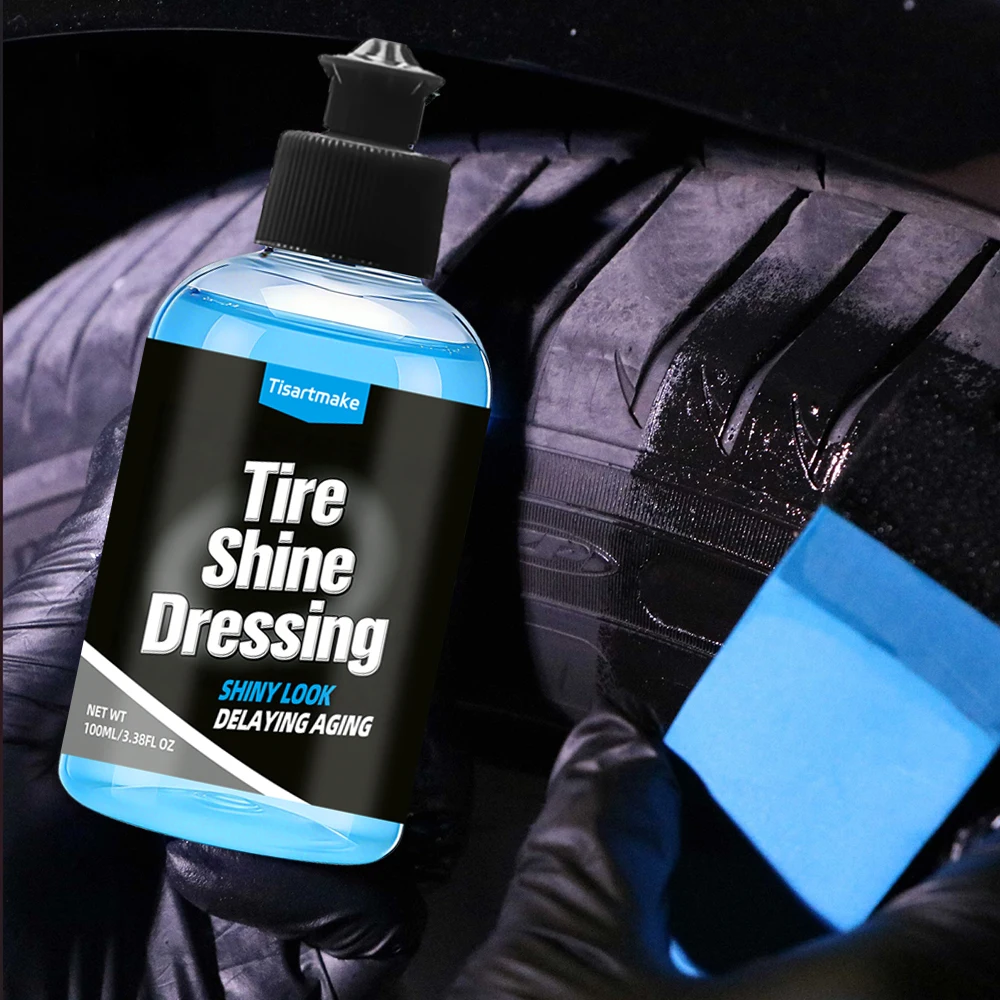 Black Wet Look Tire Shine Dressing -Automotive Clear Coat Tire Dressing for Glossy Wet Tire Look, Vinyl & Plastic, with UV
Black Wet Look Tire Shine Dressing -Automotive Clear Coat Tire Dressing for Glossy Wet Tire Look, Vinyl & Plastic, with UV
