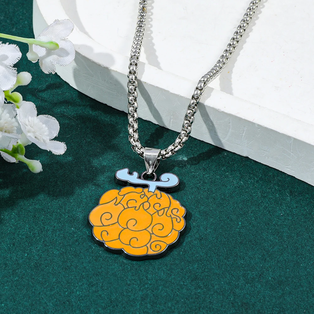 Anime Brooch Devil Fruit Pendant Necklace for Men Women Jewelry Fashion Party Gifts Accessories
Anime Brooch Devil Fruit Pendant Necklace for Men Women Jewelry Fashion Party Gifts Accessories