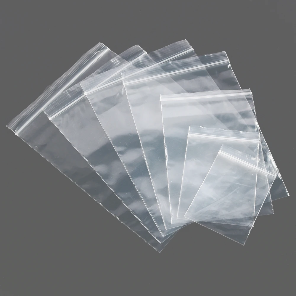 50Pcs Zip Lock Plastic Bags Reclosable Transparent Bag Vacuum Storage Bag Clear Small Jewelry Food Packing 
50Pcs Zip Lock Plastic Bags Reclosable Transparent Bag Vacuum Storage Bag Clear Small Jewelry Food Packing