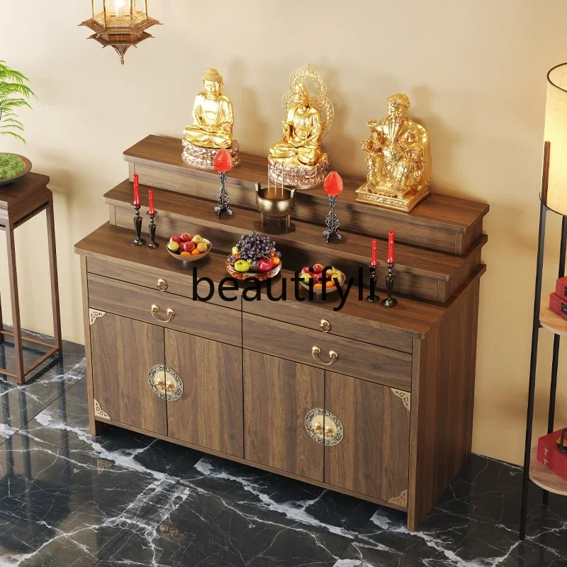 yj7 Table incense case household casket offering table household Chinese Buddhist table household 
yj7 Table incense case household casket offering table household Chinese Buddhist table household