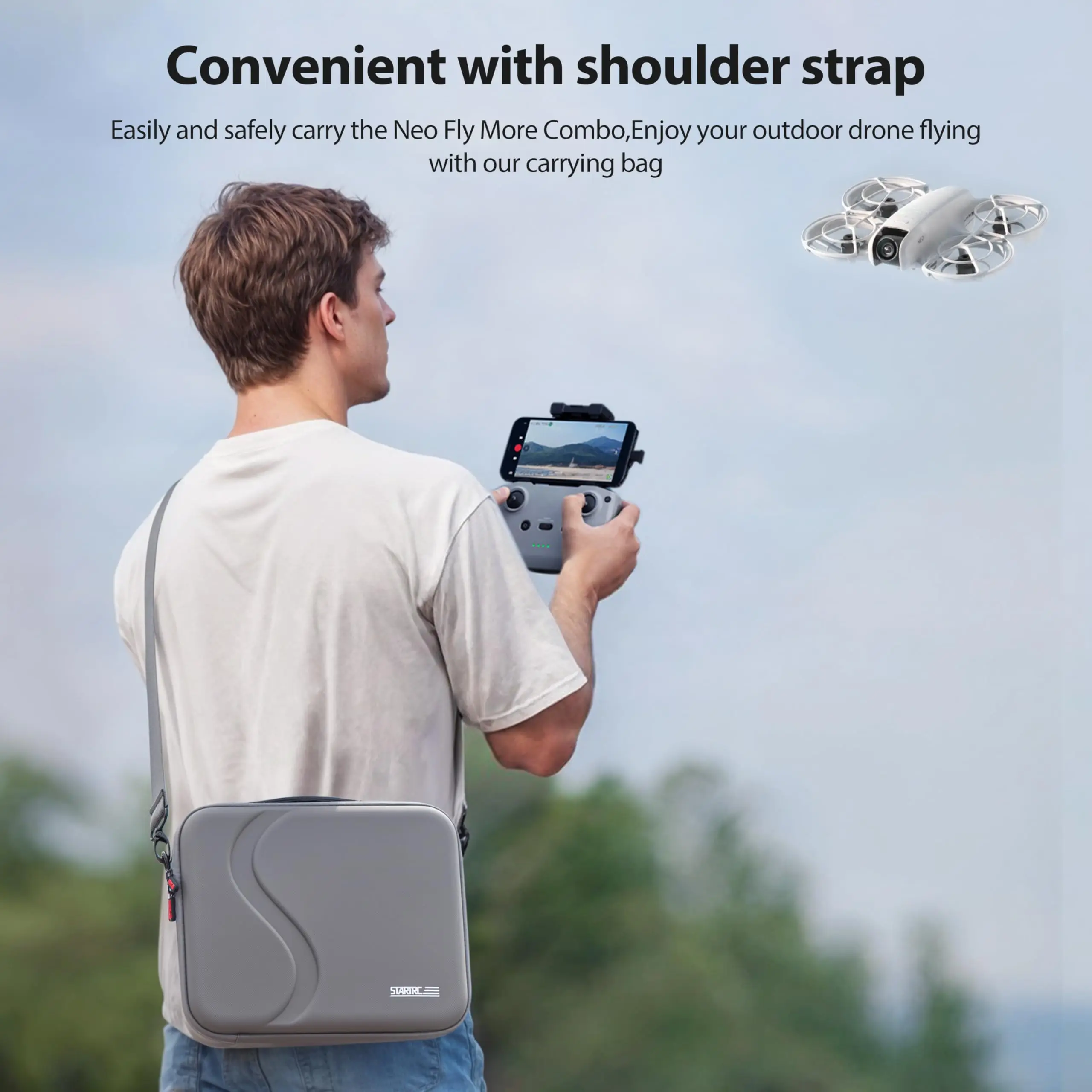 Portable PU Storage Carrying Case for DJI Neo Fly More Combo Accessories Traval Bag support RC-N3/N2 Remote Controller Battery
Portable PU Storage Carrying Case for DJI Neo Fly More Combo Accessories Traval Bag support RC-N3/N2 Remote Controller Battery