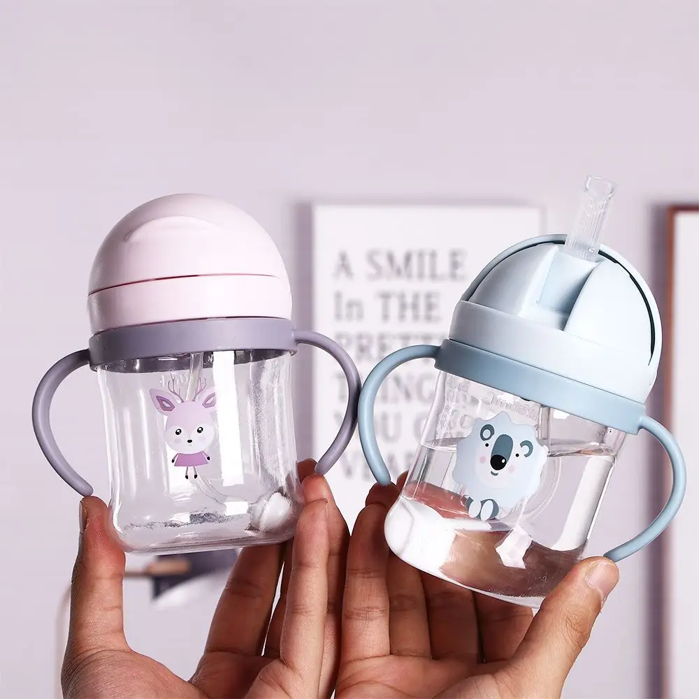Water Leak Proof With Straws Gravity Ball Anti-choke Cartoon Feeding Bottles Children Water Cups Learning Drinking Cup Plastic
Water Leak Proof With Straws Gravity Ball Anti-choke Cartoon Feeding Bottles Children Water Cups Learning Drinking Cup Plastic