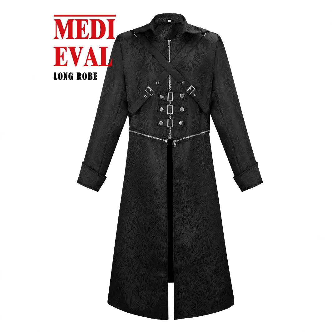 Medieval Gothic Vintage Long Coat Detachable Zipper Hunter Jacket Renaissance Carnival Costume for Cosplay Halloween Costume
Medieval Gothic Vintage Long Coat Detachable Zipper Hunter Jacket Renaissance Carnival Costume for Cosplay Halloween Costume