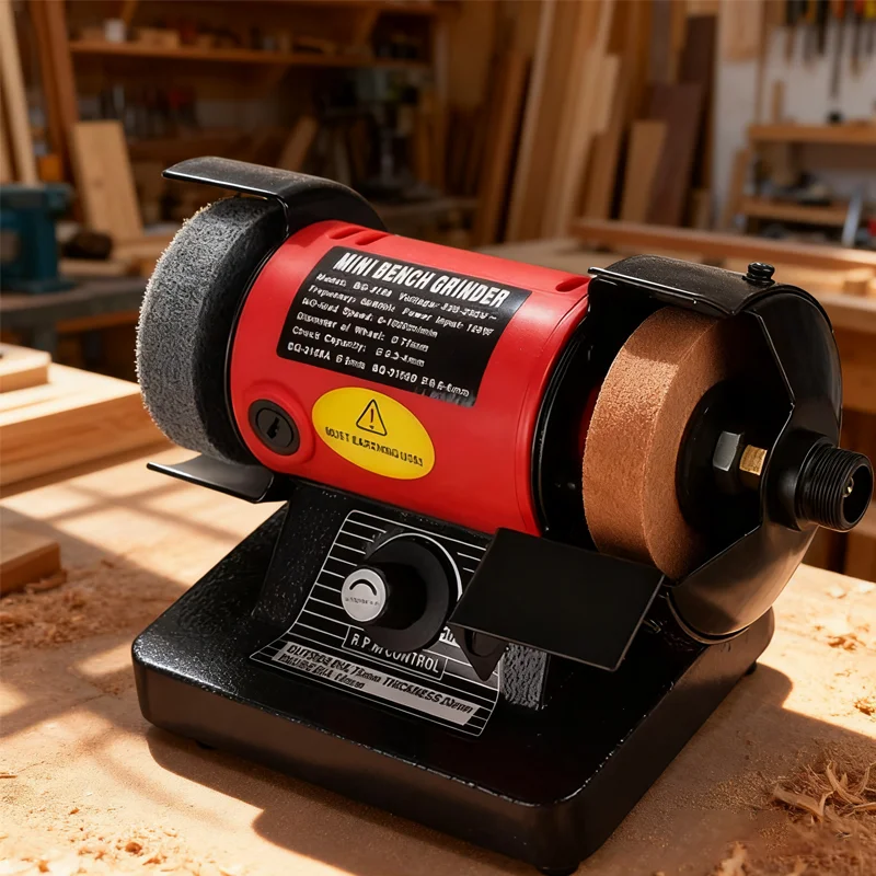 Универсальная мини-настольная шлифовальная машина 150 Вт, настольная шлифовальная машина, точилка для ножей с вращающейся гравировальной ручкой для резьбы по дереву, нефритовая полировка
Универсальная мини-настольная шлифовальная машина 150 Вт, настольная шлифовальная машина, точилка для ножей с вращающейся гравировальной ручкой для резьбы по дереву, нефритовая полировка