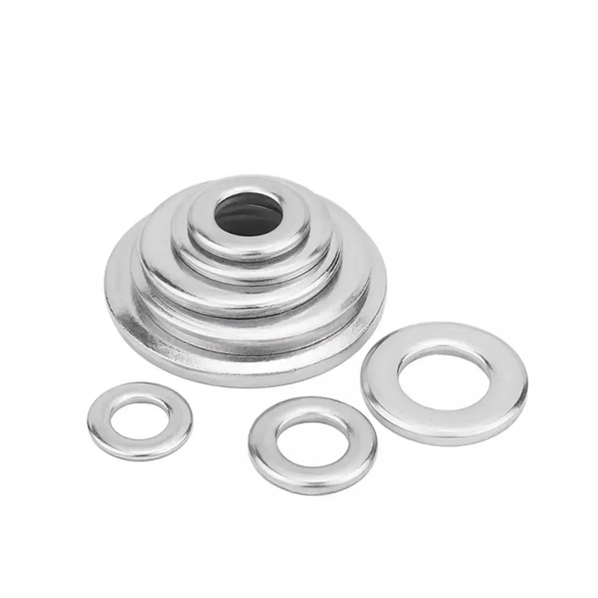 304 Stainless Steel a-Grade Chamfered Flat Washer/Gb97.2 Flat Washer Meso M5M6M8M10M12M16-M30
304 Stainless Steel a-Grade Chamfered Flat Washer/Gb97.2 Flat Washer Meso M5M6M8M10M12M16-M30