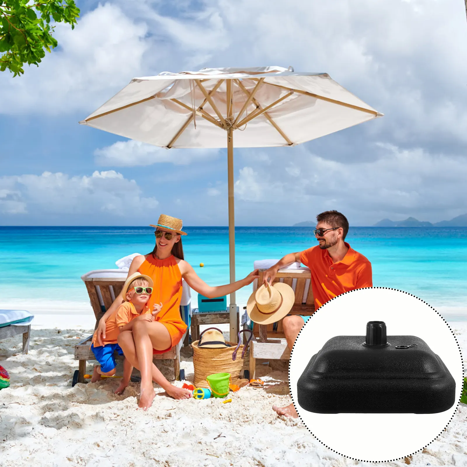 1Pcs Sun Umbrella Base Plastic Sand Water Injection Stable Fixing Pedestal for Outdoor Parasol Garden Beach Umbrella Stand
1Pcs Sun Umbrella Base Plastic Sand Water Injection Stable Fixing Pedestal for Outdoor Parasol Garden Beach Umbrella Stand
