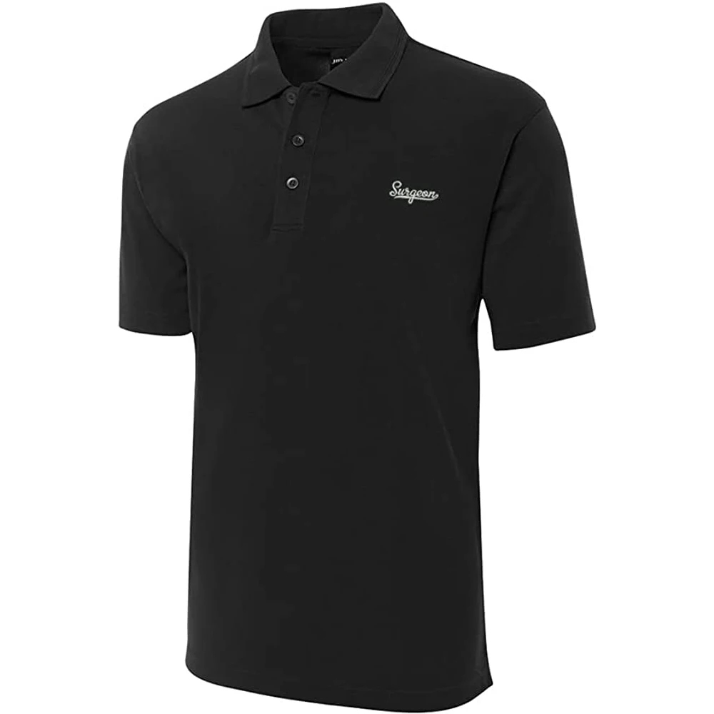 Surgeon Embroidered Short Sleeve Polo Shirts Classic Embroidery Men's Polo Shirt
Surgeon Embroidered Short Sleeve Polo Shirts Classic Embroidery Men's Polo Shirt
