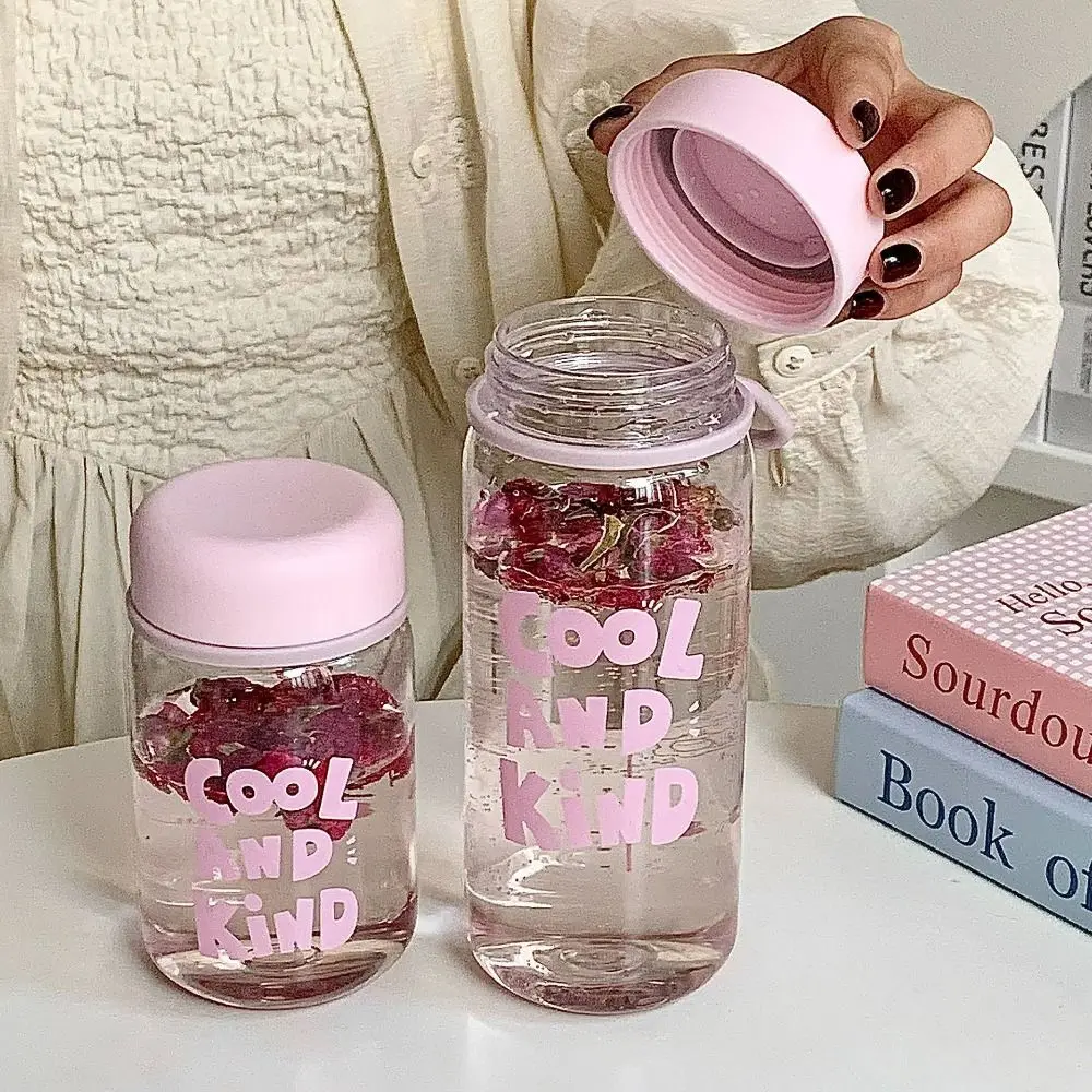 400/600ml Transparent Plastic Cup Lifting Rope Leakproof Milk Water Bottles Fall Prevention Dustproof Drinking Water Bottle
400/600ml Transparent Plastic Cup Lifting Rope Leakproof Milk Water Bottles Fall Prevention Dustproof Drinking Water Bottle