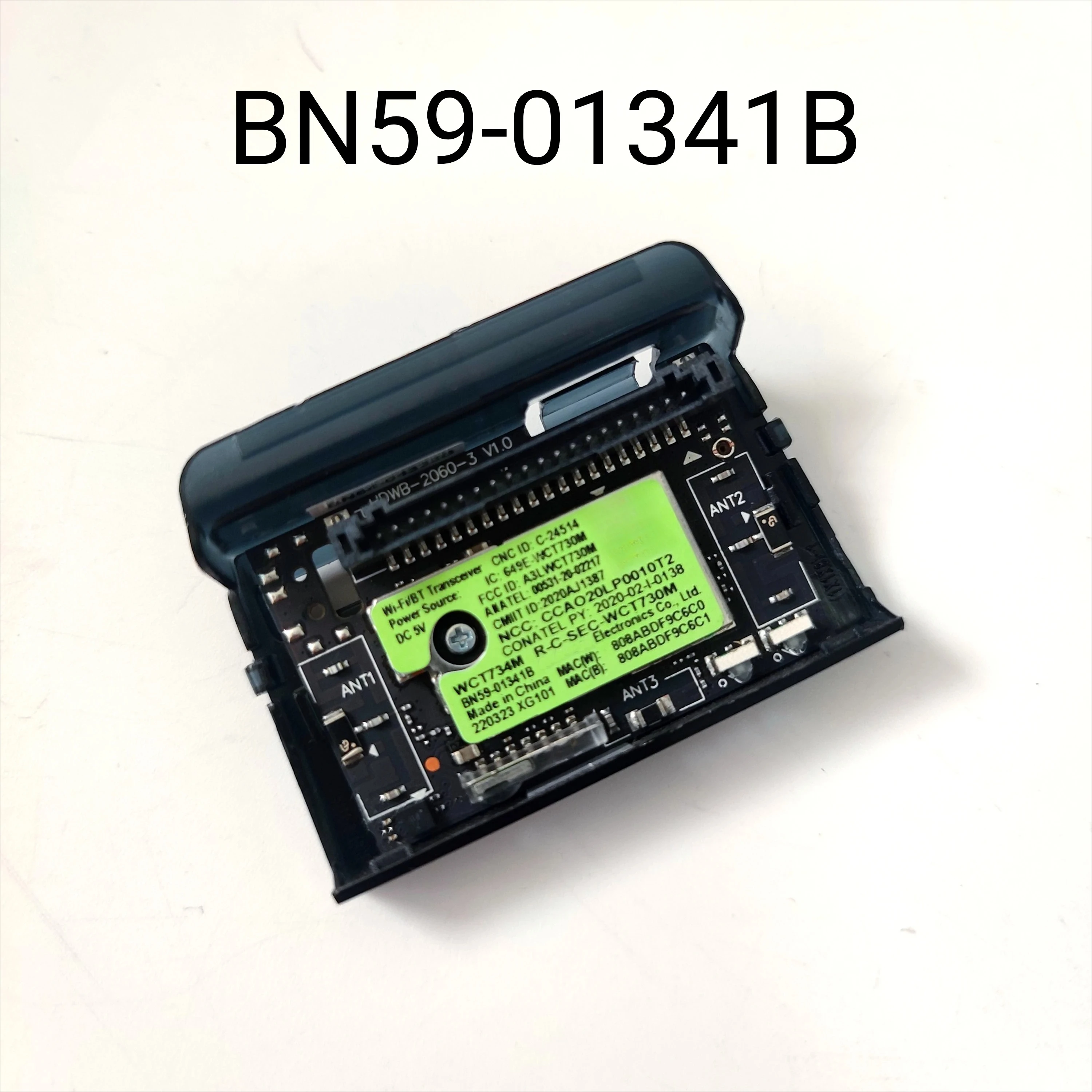 BN59-01341B (WCT730M) Wi-Fi and Bluetooth Wireless Module For UN55TU7000 UN65TU7000 UN82TU700D UN75TU7000F UN58TU700D Smart TV
BN59-01341B (WCT730M) Wi-Fi and Bluetooth Wireless Module For UN55TU7000 UN65TU7000 UN82TU700D UN75TU7000F UN58TU700D Smart TV